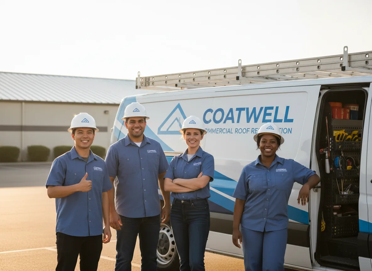 Commercial roof coating company in Roscoe, MN